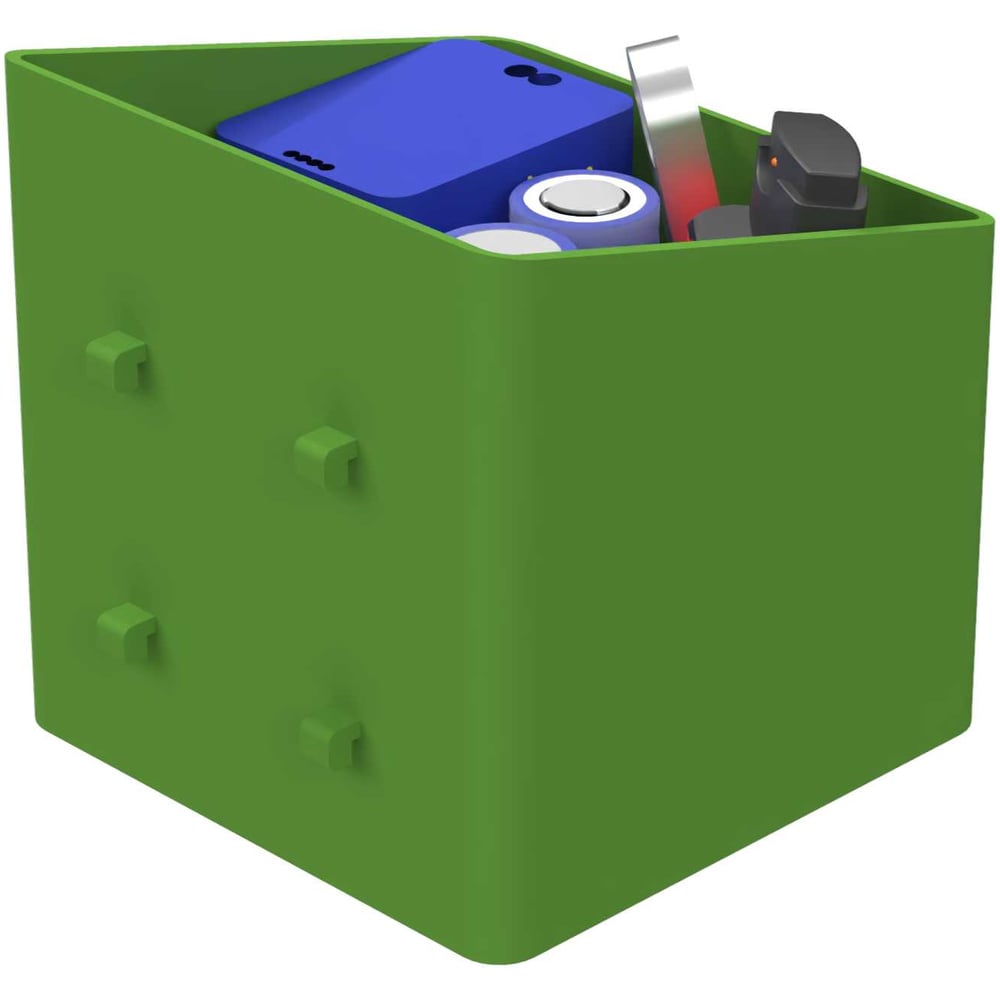 Изображение товара Контейнер пластиковый ООО Металекс 60х60х60 Тип1 (Зеленый) / 301021