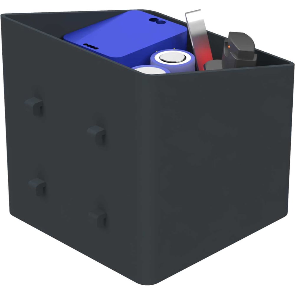 Изображение товара Контейнер пластиковый ООО Металекс 60х60х60 Тип1 (Серый) / 301023