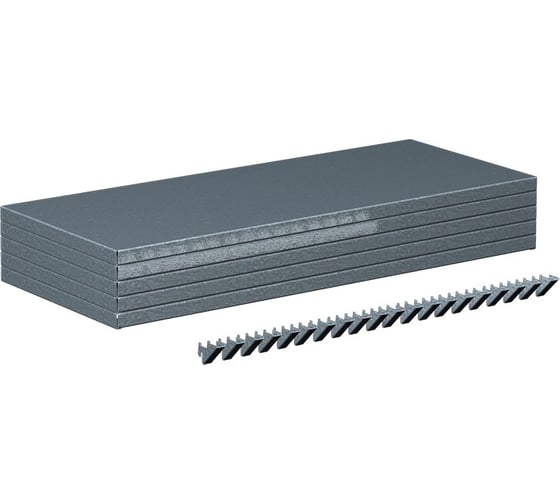 Изображение товара Упаковка полок FERRUM 05.145-9007 для стеллажа 1000х400 мм (в упаковке 5 шт) В0000000154691