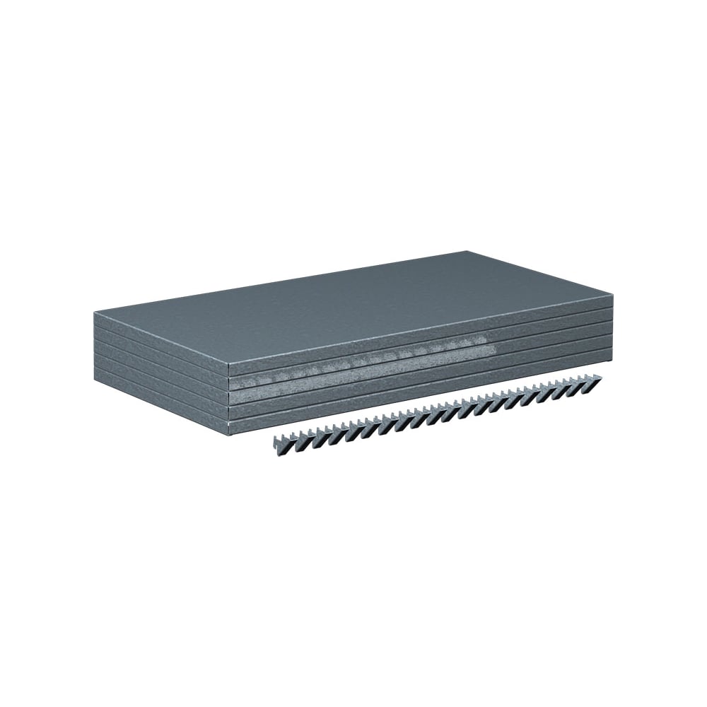 Изображение товара Упаковка полок FERRUM 05.155-G для стеллажа оцинкованных 1000х500 мм (в упаковке 5 шт) В0000000135474