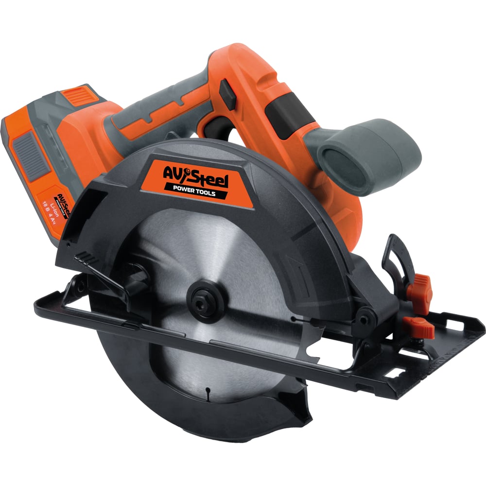 Изображение товара Пила AV Steel AV-CS 18/190 BL — 18В, 190 мм, безщеточный двигатель, подсветка, пылеудаление