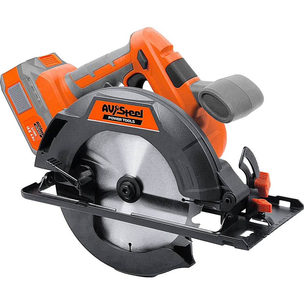Изображение товара Пила AV Steel AV-CS 18/190 BL - 18В, 190 мм, безщеточный двигатель, подсветка, пылеудаление