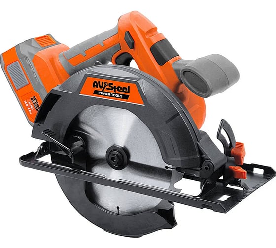 Изображение товара Пила циркулярная аккумуляторная AV Steel AV-CS 18/190 BL (1x4Ah) AV-963102