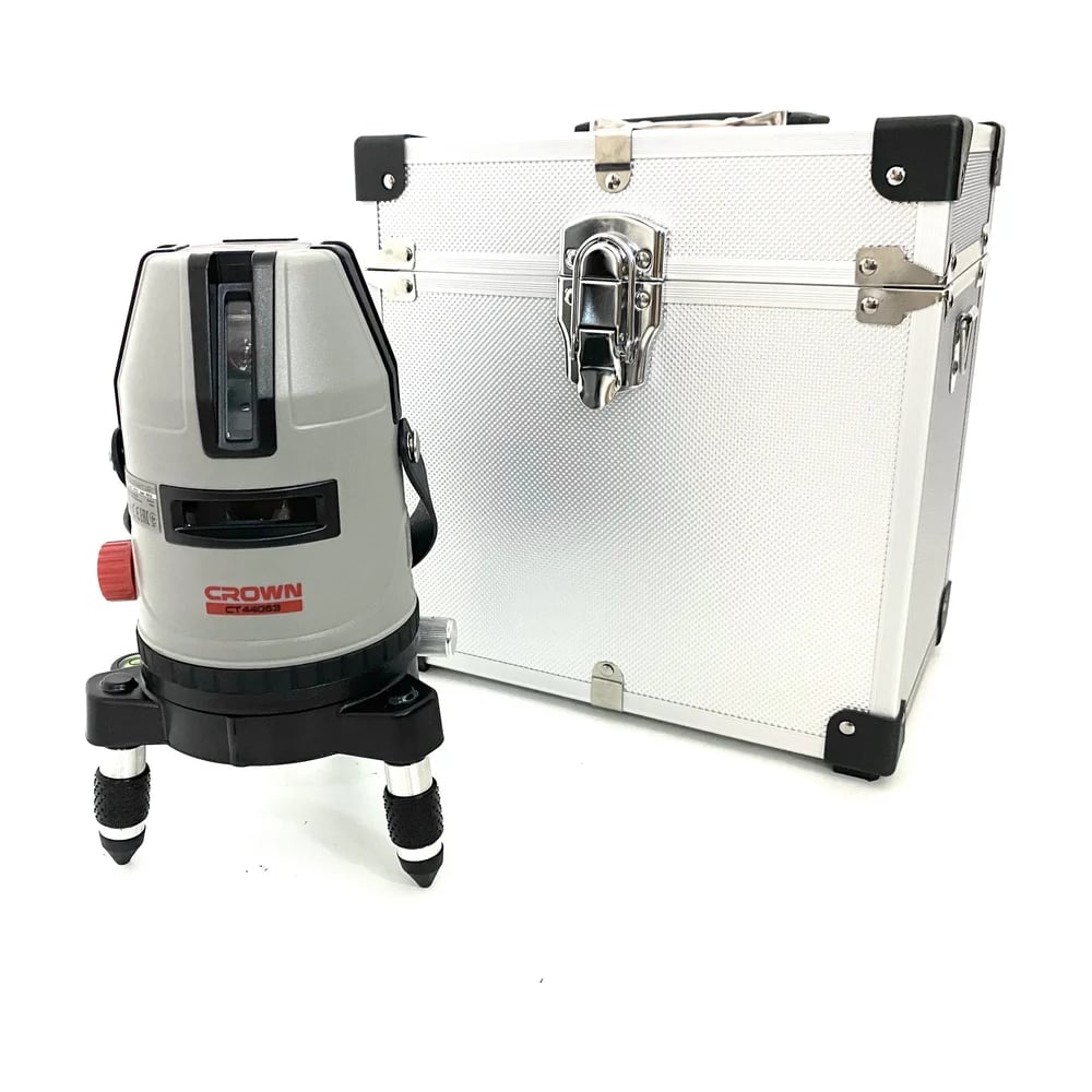 Изображение товара Нивелир лазерный Crown CT44063 MC с штативом и зелёным лучом