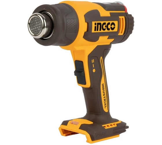 Изображение товара Фен аккумуляторный INGCO 20В (10) INDUSTRIAL (ПП 353),, шт HGLI2006