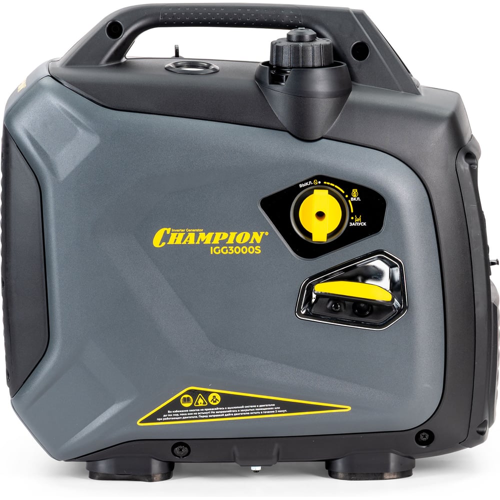 Изображение товара Генератор Champion (3/3,3 кВт, 5,7лс, 4л, 20,7кг, закрытый корпус) IGG3000S