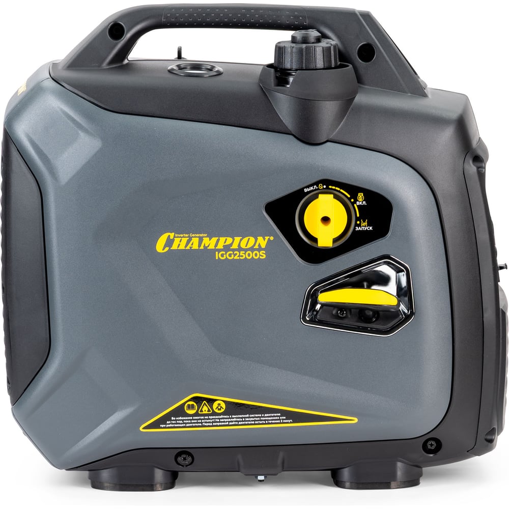 Изображение товара Генератор Champion (2,5/2,8 кВт, 4,9лс, 4л, 19,8кг, закрытый корпус) IGG2500S