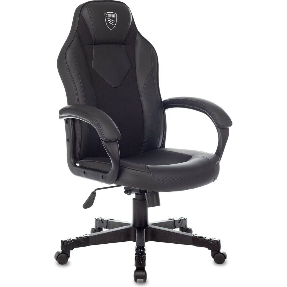 Изображение товара Кресло игровое Бюрократ Zombie Game 17 черный ткань/эко.кожа крестов. пластик 1638213