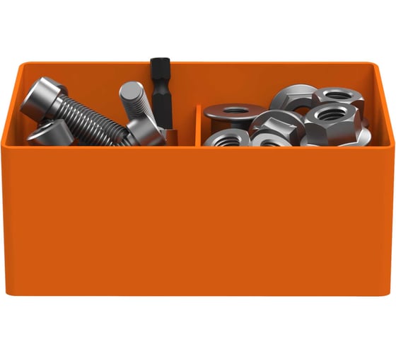 Изображение товара Контейнер пластиковый ООО Металекс 120х60х60 Тип1 (Оранжевый) / 301026