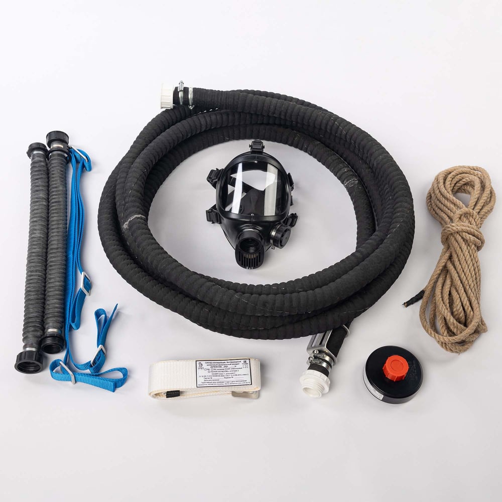 Изображение товара Шланговый дыхательный аппарат БРИЗ 0301(ПШ-10С) -4301М(ППМ) АМС резинотканевый