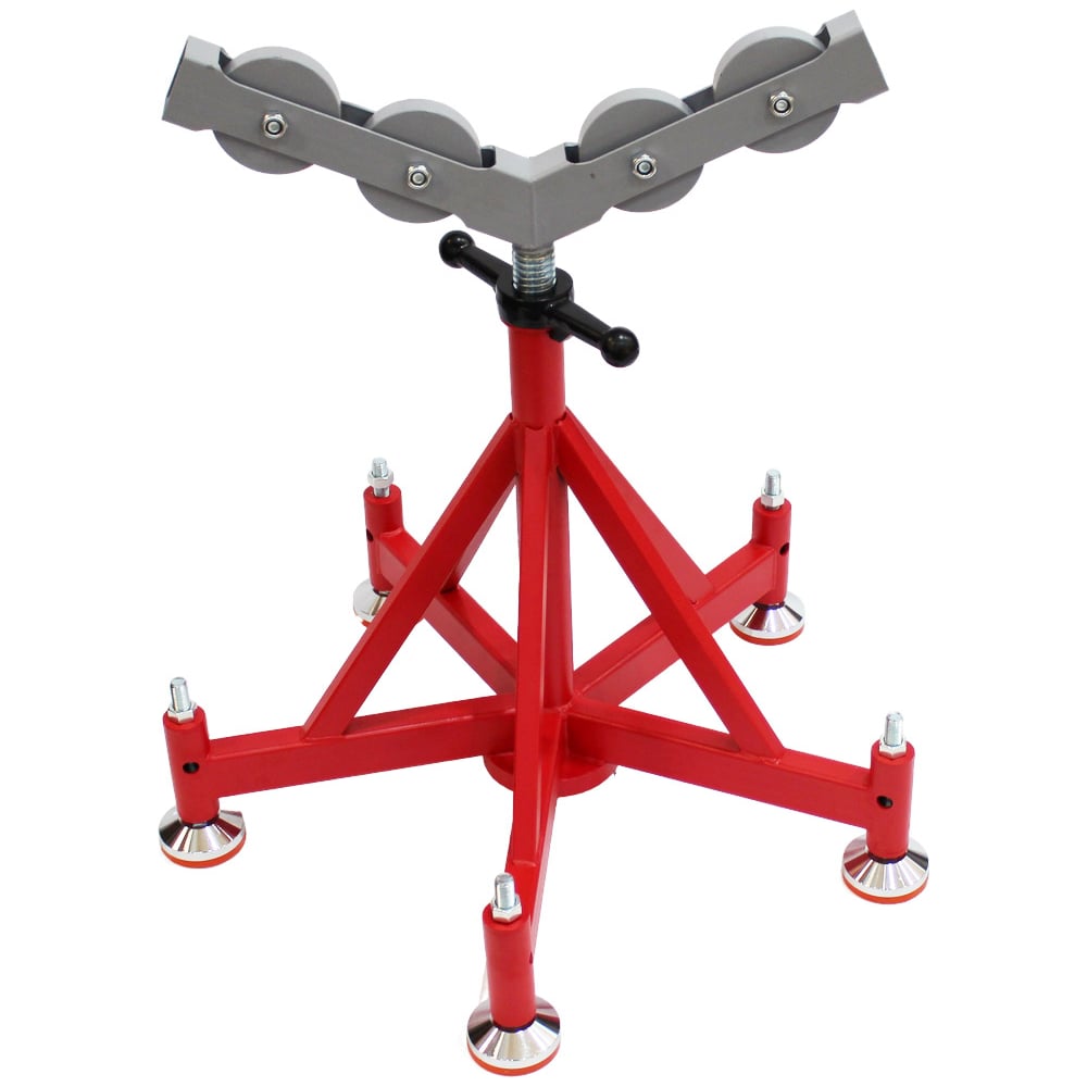 Изображение товара Опора для труб с роликовой головкой TD-tools 820-1120мм TD1108HR5