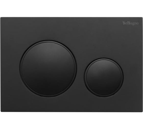 Изображение товара Кнопка смыва BelBagno черный матовый BB-17C-NERO.M