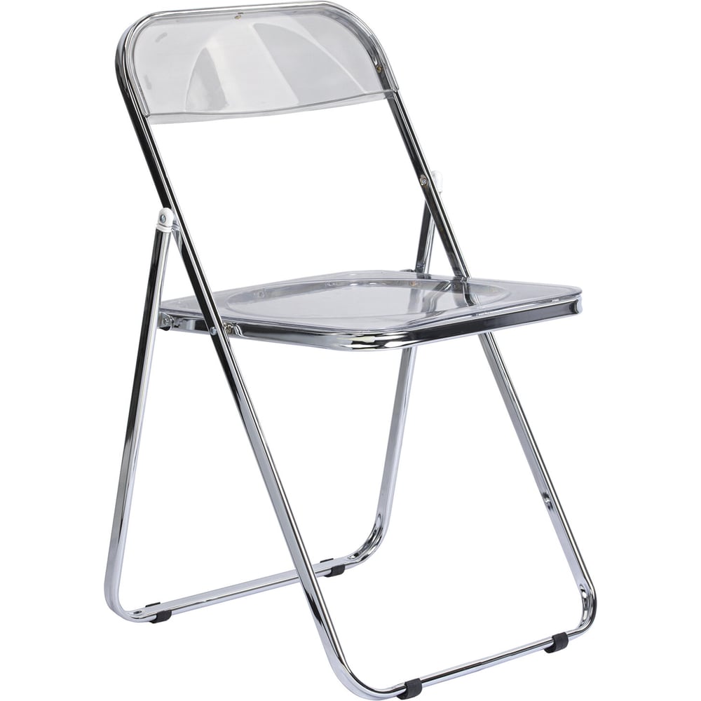 Изображение товара Стул офисный складной прозрачный BRABIX Style CF-015, хромированный каркас, пластик 533250