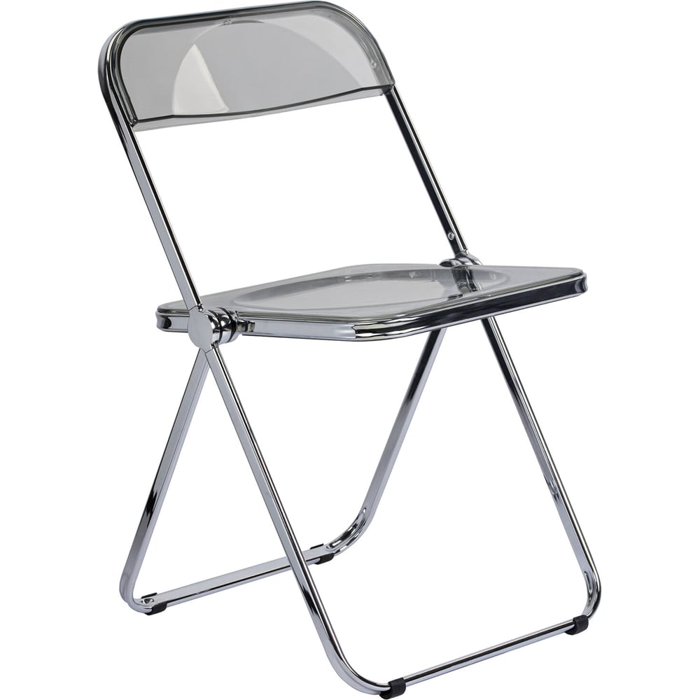 Изображение товара Стул офисный складной прозрачный тонированный BRABIX Glam CF-020, хромированный каркас, пластик, 533247