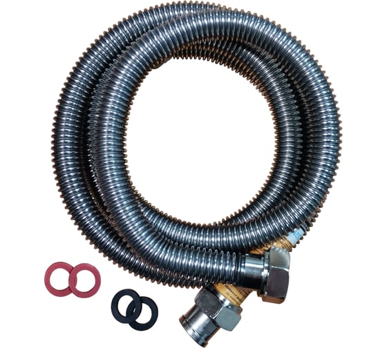 Изображение товара Сильфонная подводка для газа ELKA 1/2 г/г, 1 м 1641810