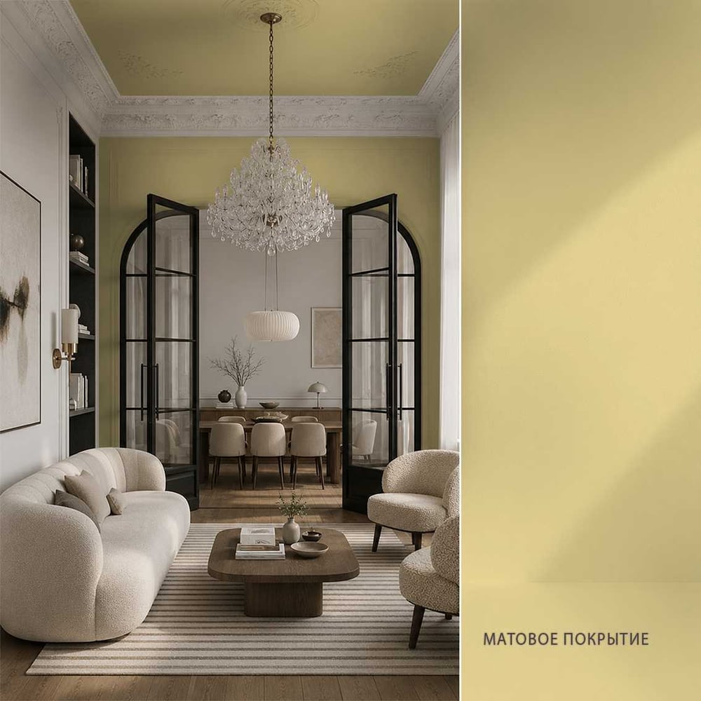 Изображение товара Моющаяся интерьерная краска Pollux INTERIOR 5л, матовая, без запаха Изображение товара Моющаяся интерьерная краска Pollux INTERIOR 5л, матовая, без запаха