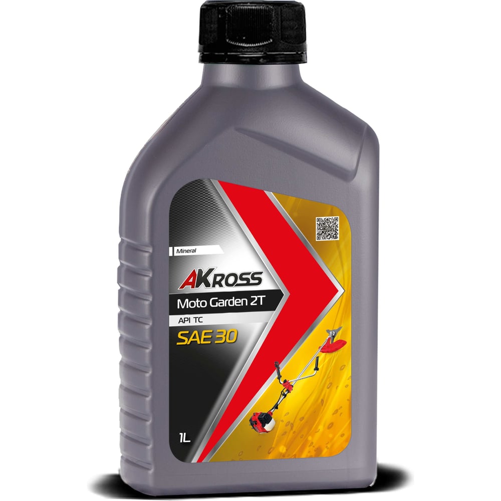 Изображение товара Моторное масло AKross MOTO 2T Garden 1л для садовой техники