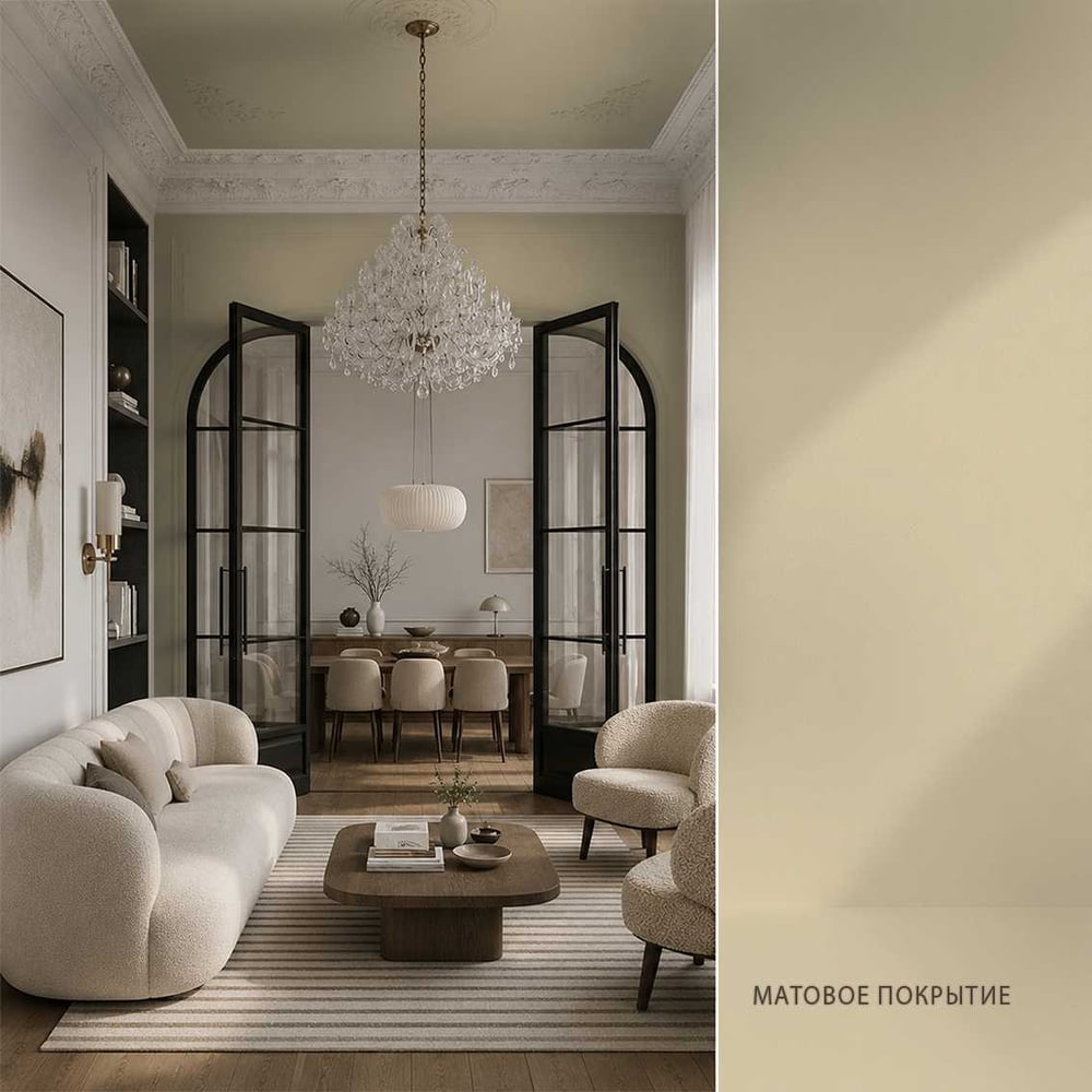 Изображение товара Моющаяся интерьерная краска Pollux INTERIOR без запаха 5л бежевый Изображение товара Моющаяся интерьерная краска Pollux INTERIOR без запаха 5л бежевый