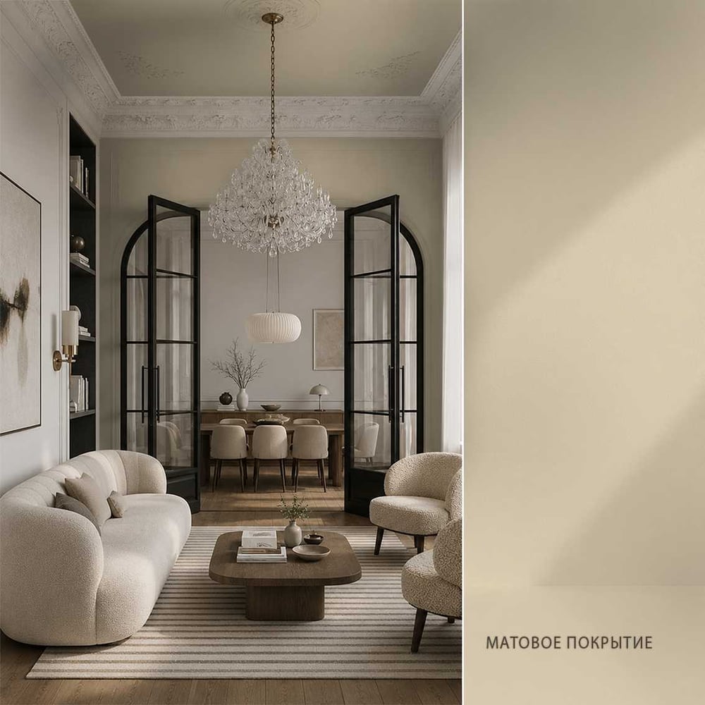 Изображение товара Краска моющаяся Pollux INTERIOR акриловая матовая 1л