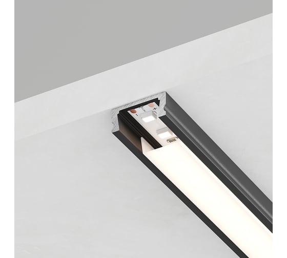 Изображение товара Алюминиевый накладной профиль FERON черный, CAB262 10371