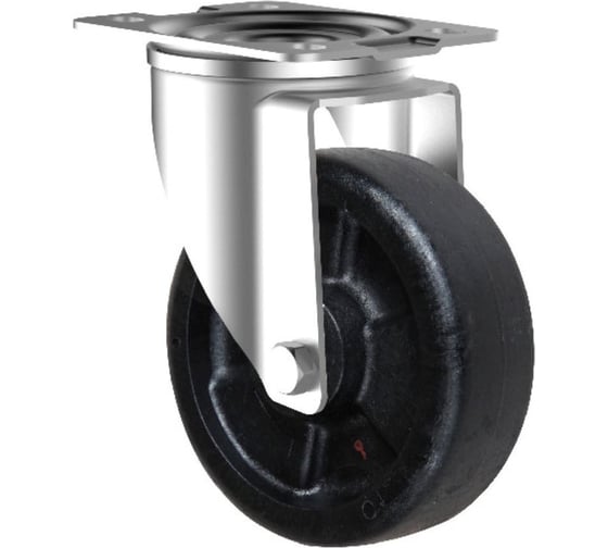 Изображение товара Колесная опора Inford термостойкая повротная с панелью крепления E23 HHPK 100 S