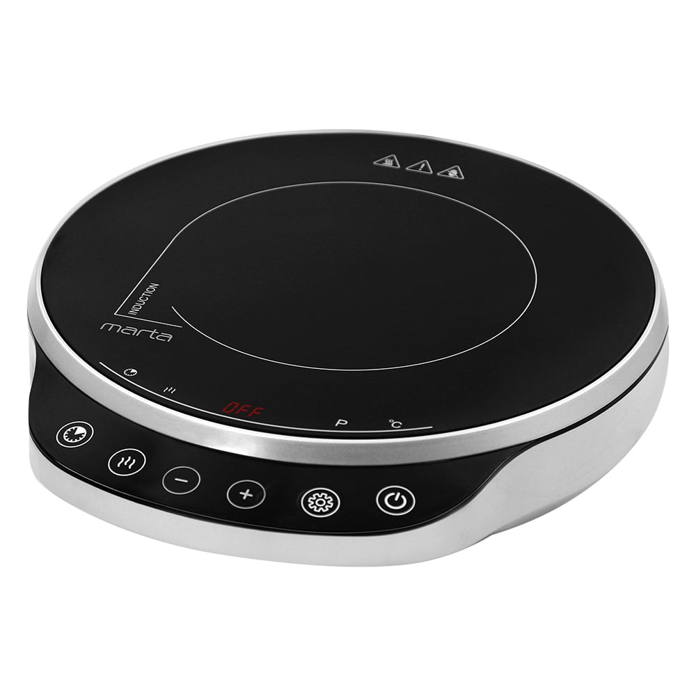Изображение товара Плита индукционная MARTA MT-HP4222D черный/серебро с сенсорным управлением