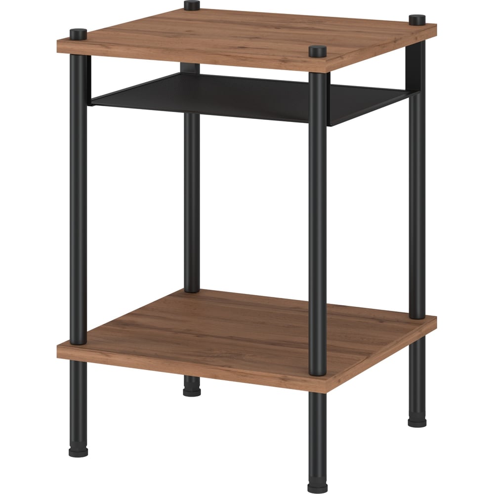 Изображение товара Тумба ЗМИ НеШкаф 13 черный/ЛДСП Дуб Вотан ТМБНШ13  ЧДВ