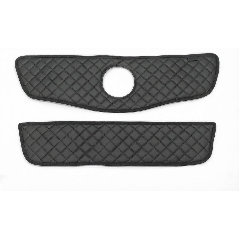 Изображение товара Утеплитель радиатора Defly для Nissan Qashqai (J10), 2006-2010, экокожа черная ZNis2-2KR