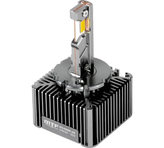 Изображение товара Светодиодные лампы MTF Light серия CYBER LIGHT PRO, D1S, 85V, 35W, 4500lm, 4300K, кулер, комплект. CPD1K4
