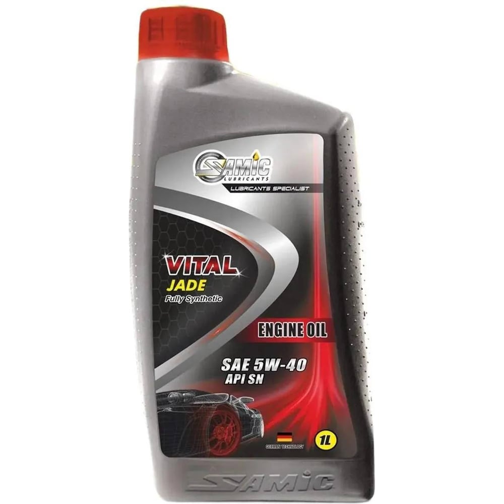 Изображение товара Моторное масло Samic Vital Jade 5W-40 API SN, 1л SPCO-04-12x1L