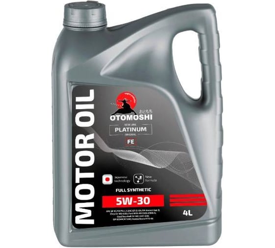 Изображение товара Масло моторное Otomoshi PLATINUM FE 5W-30 4л MF213519