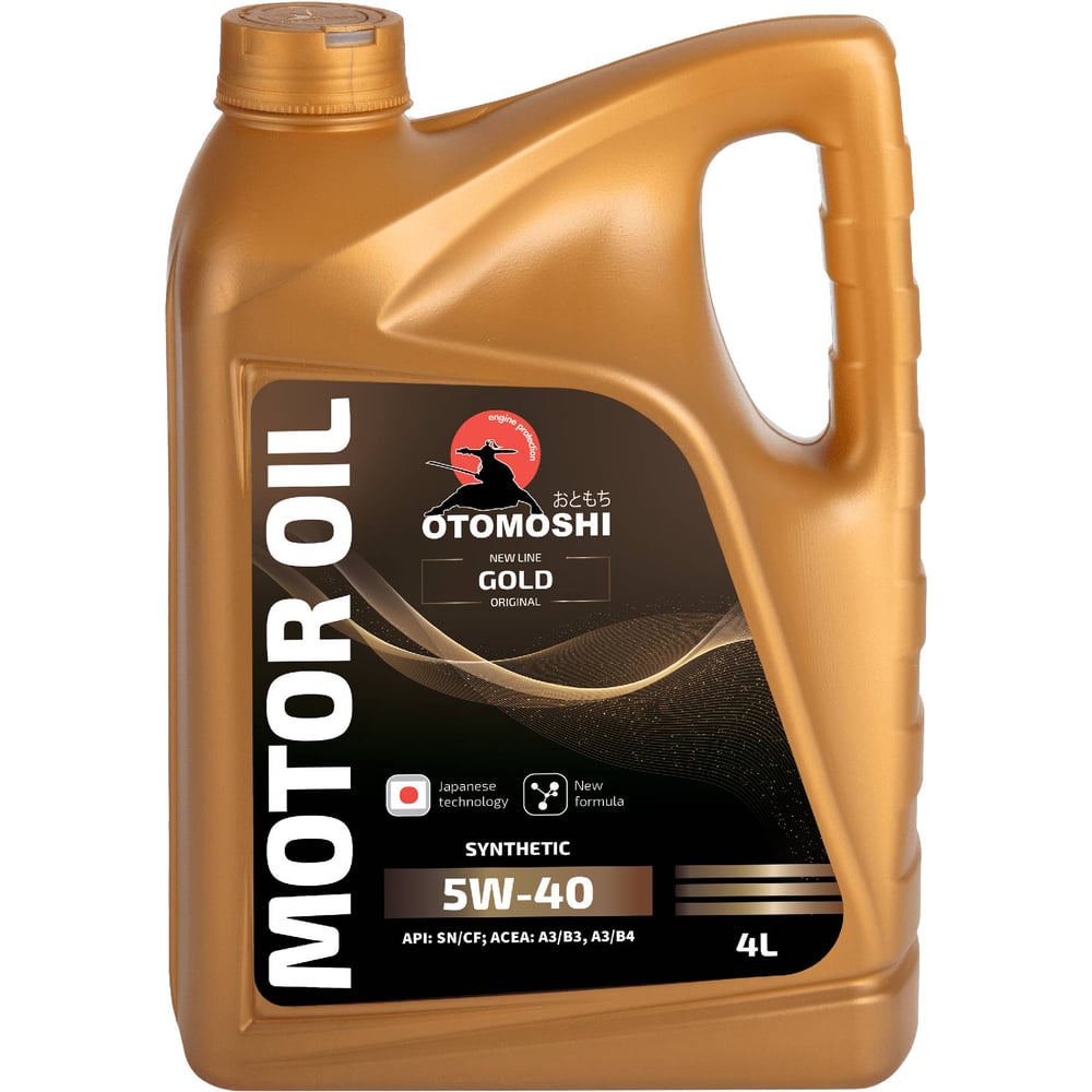 Изображение товара Масло моторное Otomoshi GOLD 5W-40 4л MF213939