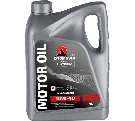Изображение товара Масло моторное Otomoshi PLATINUM 10W-40 4л MF213212