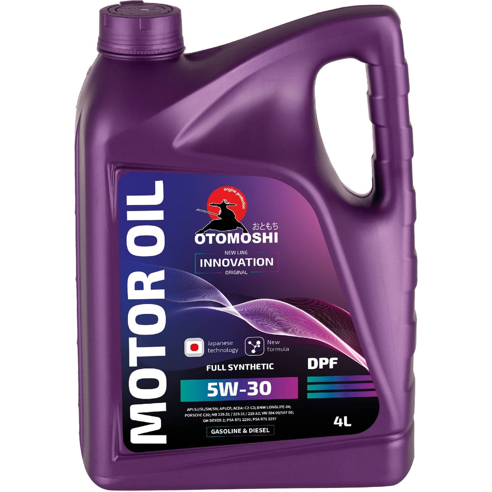 Изображение товара Масло моторное Otomoshi INNOVATION DPF 5W-30 4л MF213571