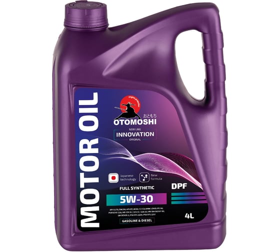 Изображение товара Масло моторное Otomoshi INNOVATION DPF 5W-30 4л MF213571