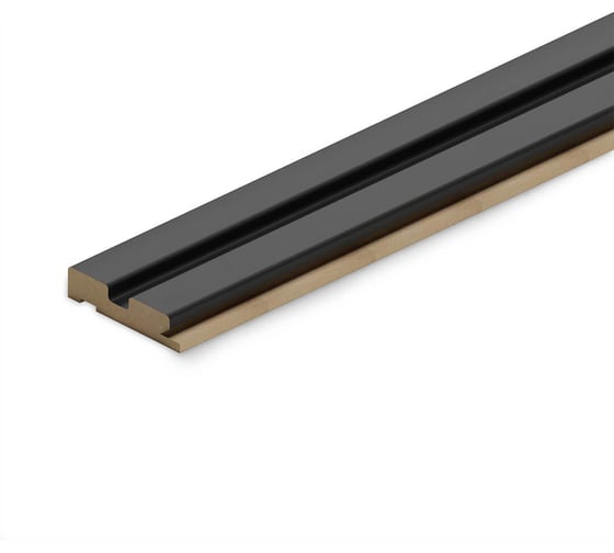 Изображение товара Профиль старт МДФ STELLA Beats De Luxe Black Lead, 2700 x 66,5 x 16 мм (упаковка 4 шт.). ЦБ-00014872