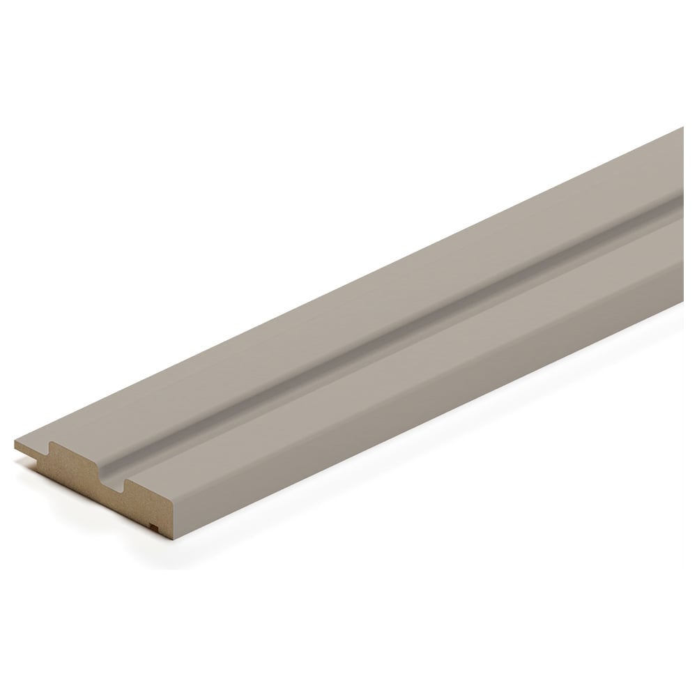 Изображение товара Профиль финиш МДФ STELLA Beats De Luxe Sandgrau, 2700 x 77 x 16 мм (упаковка 4 шт.). ЦБ-00014890