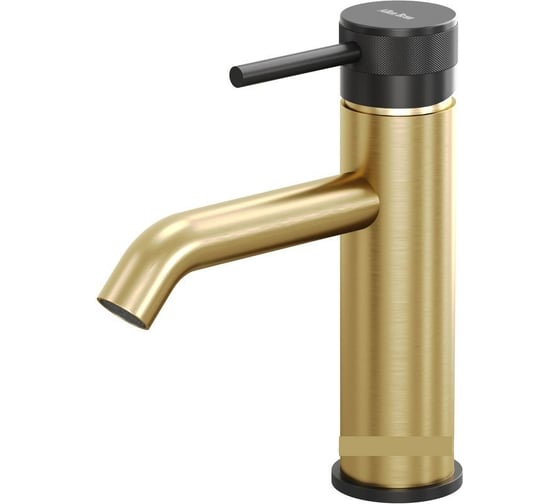 Изображение товара Cмеситель для умывальника ALLEN BRAU 5.31A01-GB31 PRIORITY 3.0 _корпус-зол.,эдементы-черн. (367789) 00367789