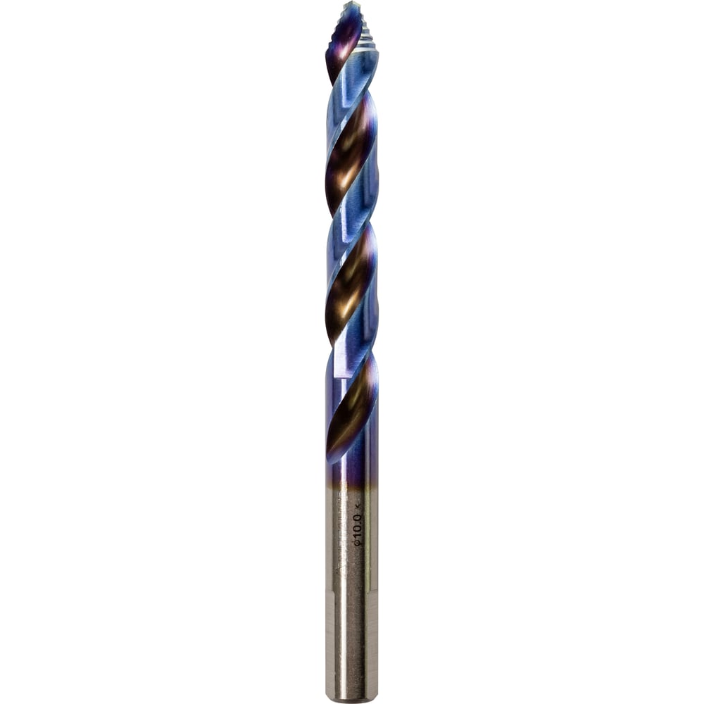 Изображение товара Сверло по металлу шлифованное METALLICA Ultra 10.0х133/87 мм, Р6М5-S ступенчатая заточка, 1 шт 192809 Изображение товара Сверло по металлу шлифованное METALLICA Ultra 10.0х133/87 мм, Р6М5-S ступенчатая заточка, 1 шт 192809