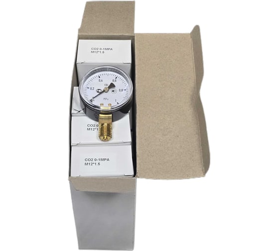 Изображение товара Манометр углекислотный LAVA C-1.0 МРА, уп.10 УТ000001255