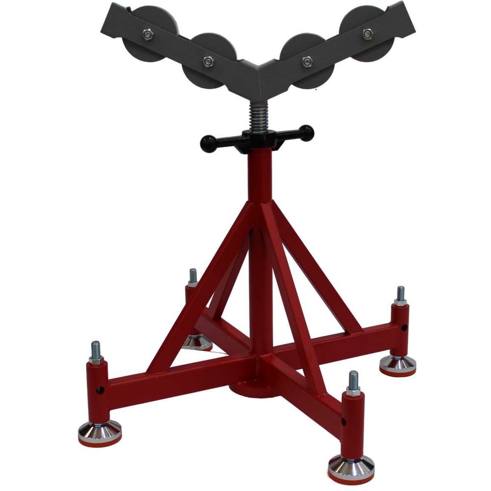 Изображение товара Опорная стойка TD-tools для труб с роликовой головкой 610-920мм TD1108HR