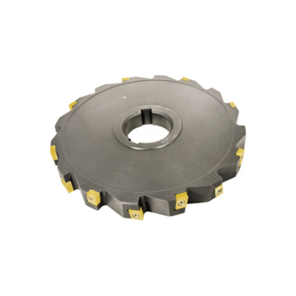 Изображение товара Фреза трехсторонняя Русский Инструмент 250х28х60 с механическим креплением тангенциально расположенных 4гр пластин CNHQ 1606 Z=16 (2х8) AS390-250.28.08.D60 NOX ri.181.256