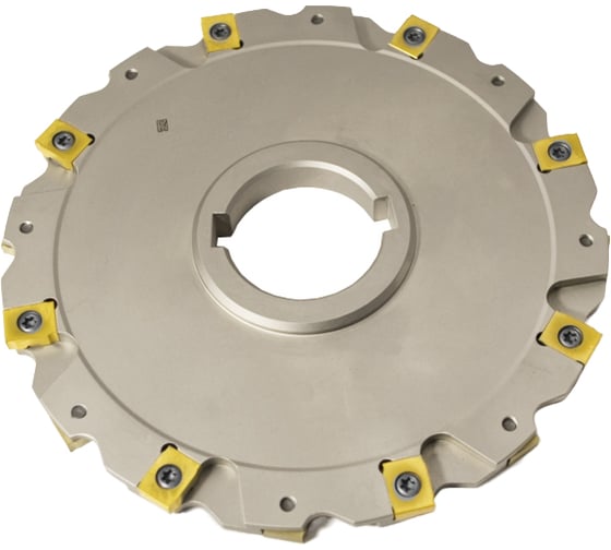 Изображение товара Фреза трехсторонняя Русский Инструмент 160х8х40 с механическим креплением 4гр пластин с тан. креплением ZNHX 04 Z=16 (2х8) AS490-160.08.08.D40 ri.181.293