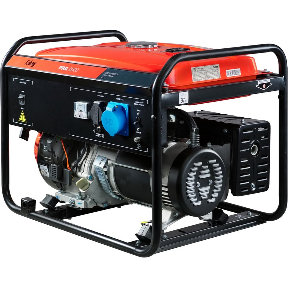 Изображение товара Бензиновая электростанция FUBAG PRG 6000 GF420 4,8 кВт Изображение товара Бензиновая электростанция FUBAG PRG 6000 GF420 4,8 кВт