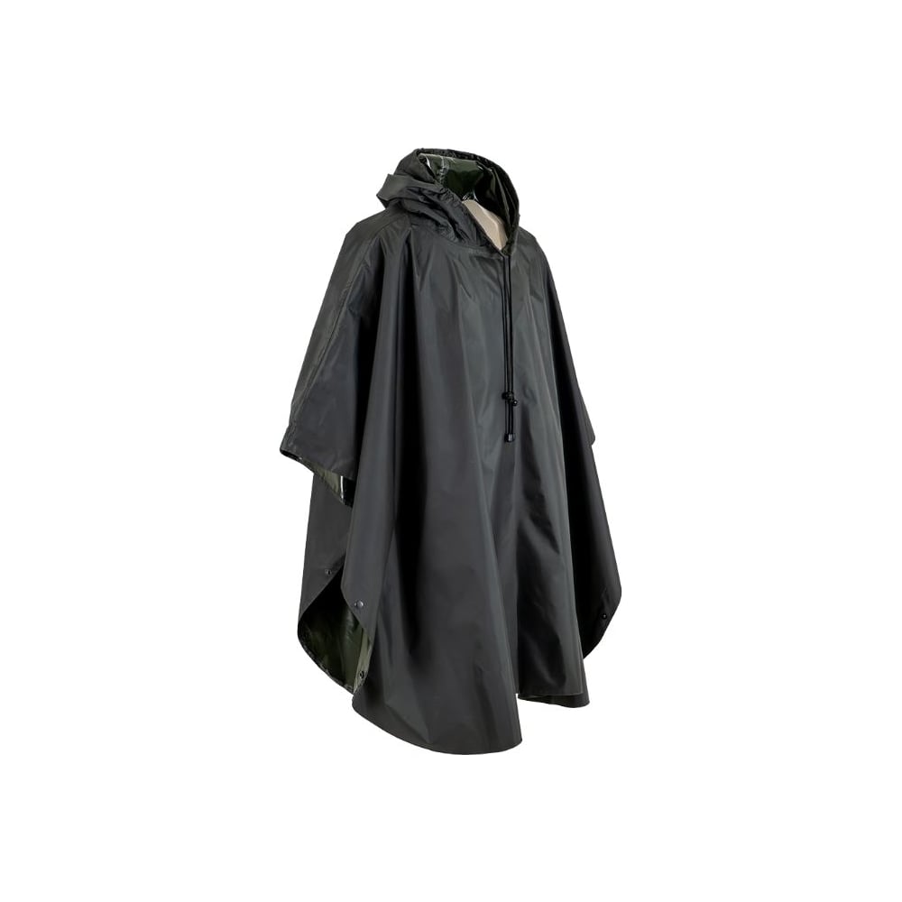 Изображение товара Дождевик Костромская Текстильная Компания Пончо таффета с пвх покрытием застежка кнопки + мешок Хаки 4680642132152