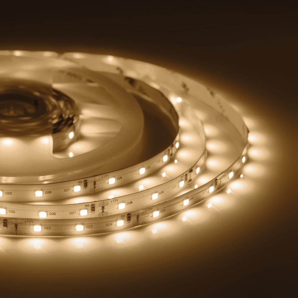 Изображение товара Светодиодная лента Apeyron 12В 9,6Вт/м 60д/м IP20 теплый белый 30м