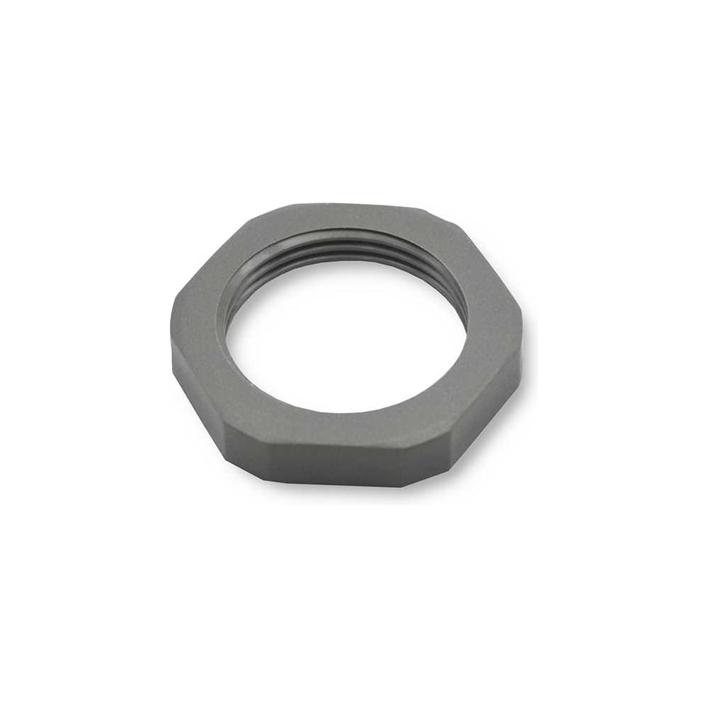 Изображение товара [Крепеж] Weyer GMK-P29DG-k10 Контргайка для гофрированных труб PG29 темно-серый 10 шт