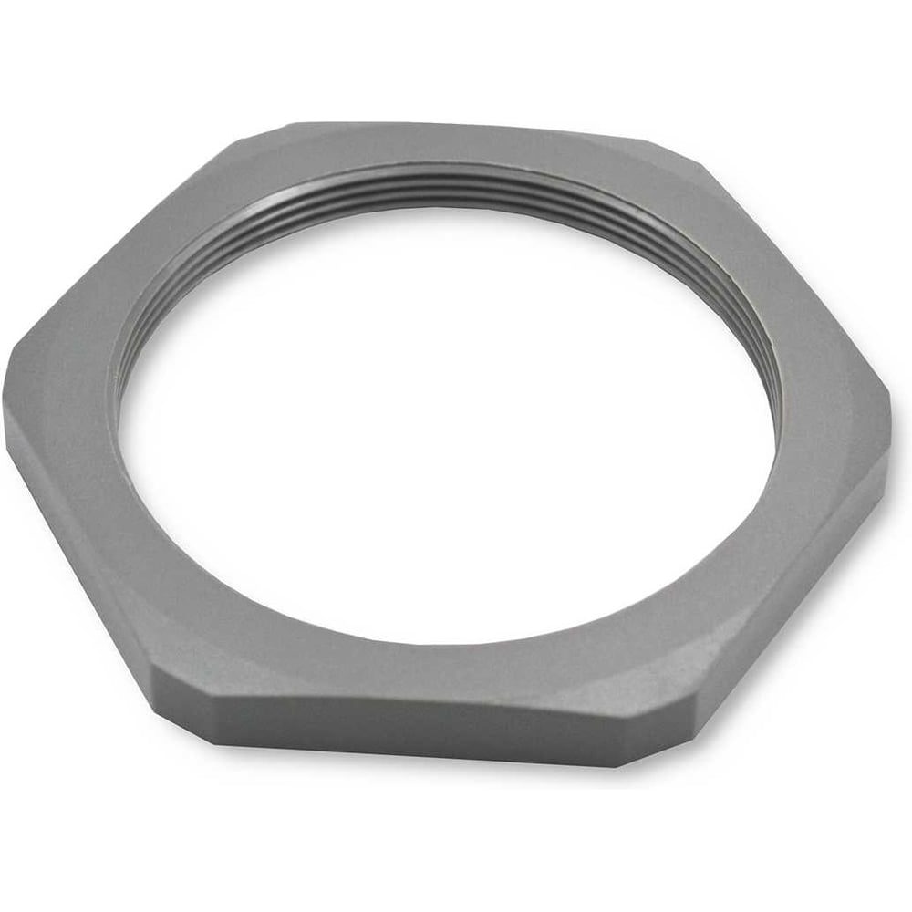 Изображение товара Крепеж для гофрированных труб Weyer GMK-P29DG-k50 контргайка, цвет темно-серый, внутр. PG29, комплект-50 шт. WE4604100-50