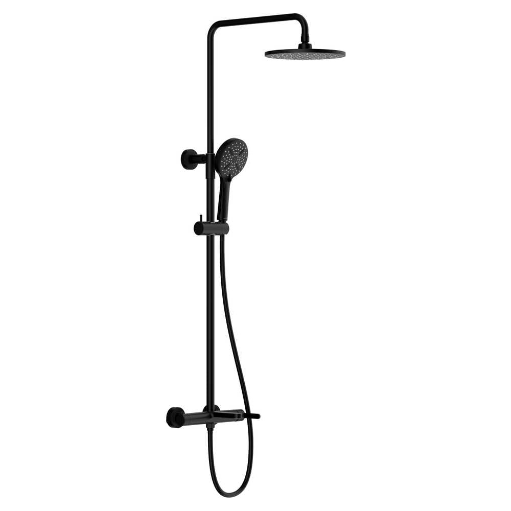 Изображение товара Dushovaya sistema OLIVA Cersanit - 3 rejima, черный, латунь