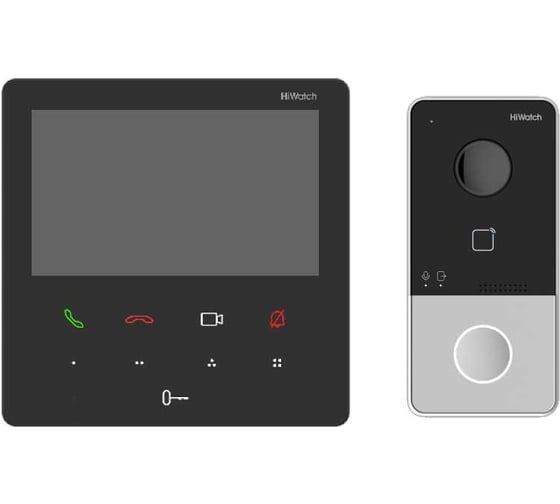 Изображение товара Комплект видеодомофона HIWATCH DS-D200IKWF